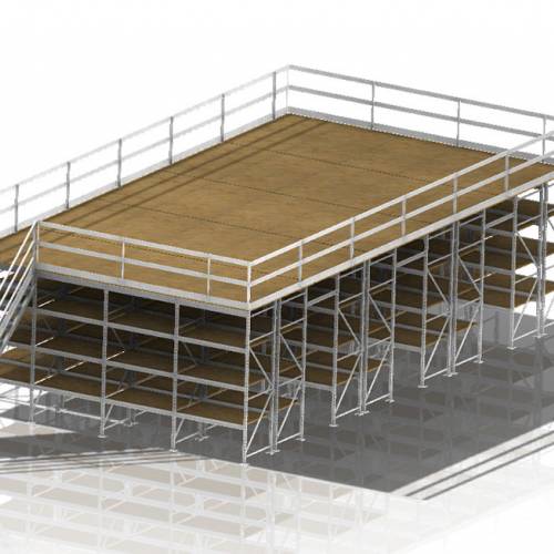 photo Plateforme sur rayonnage